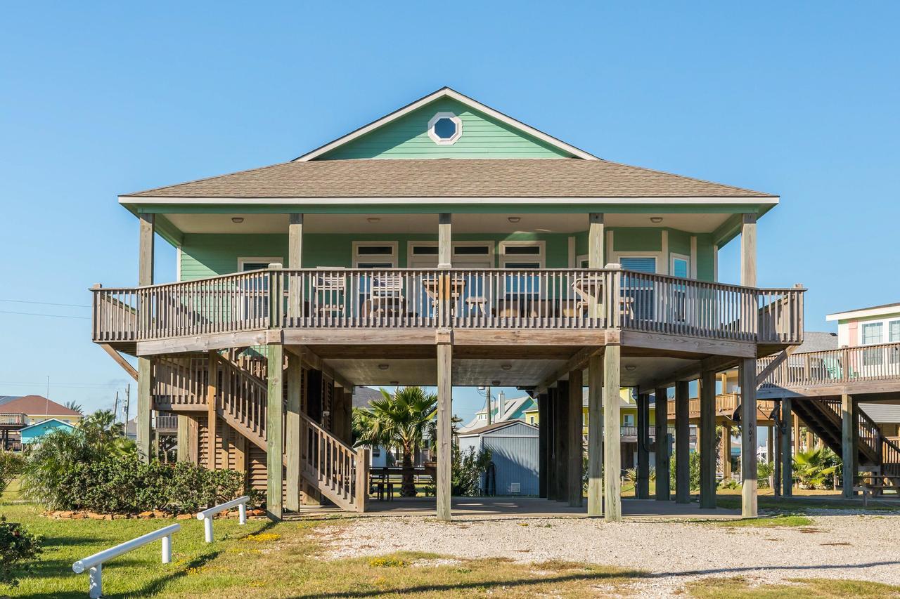 Beachslapped Bolivar Peninsula Bagian luar foto